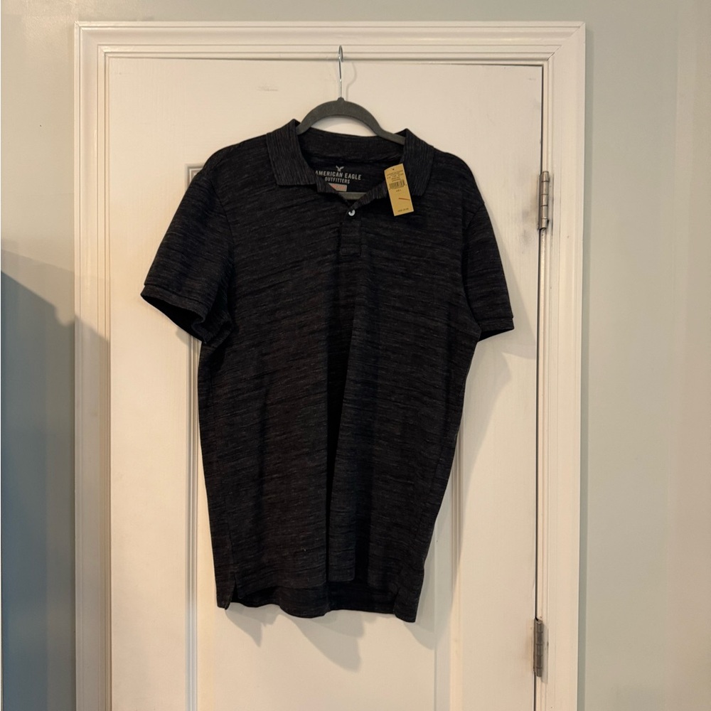 American Eagle Outfitters Dark Polo Shirt